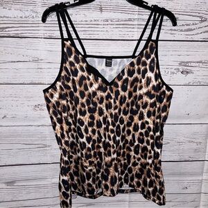 💙Shein Leopard Tank Top